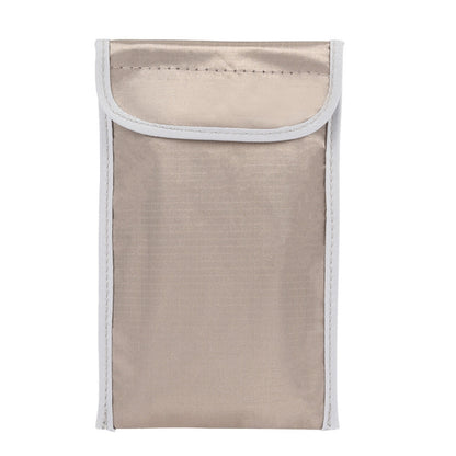6.5 นิ้ว Anti-Radiation RFID Signal Shielding Anti-location Mobile Phone Bag, 6.5 inch Gray