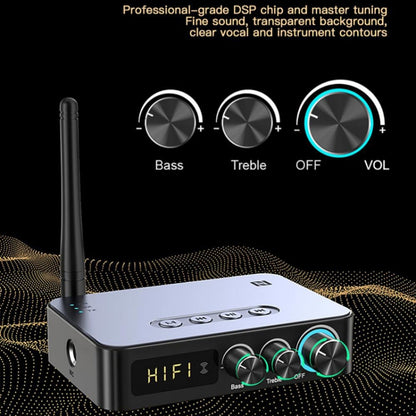 M9 Pro 5.1 ตัวรับสัญญาณบลูทูธตัวเปิดใช้วิทยุ FM 4 ใน 1 อะแดปเตอร์เสียง NFC, M9 Pro