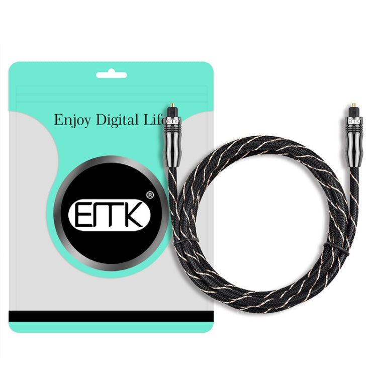 EMK สายสัญญาณเสียงใยแก้วนำแสงดิจิตอล แอมพลิฟายเออร์ สายสัญญาณเสียง ความยาว, 2m, 3m, 5m
