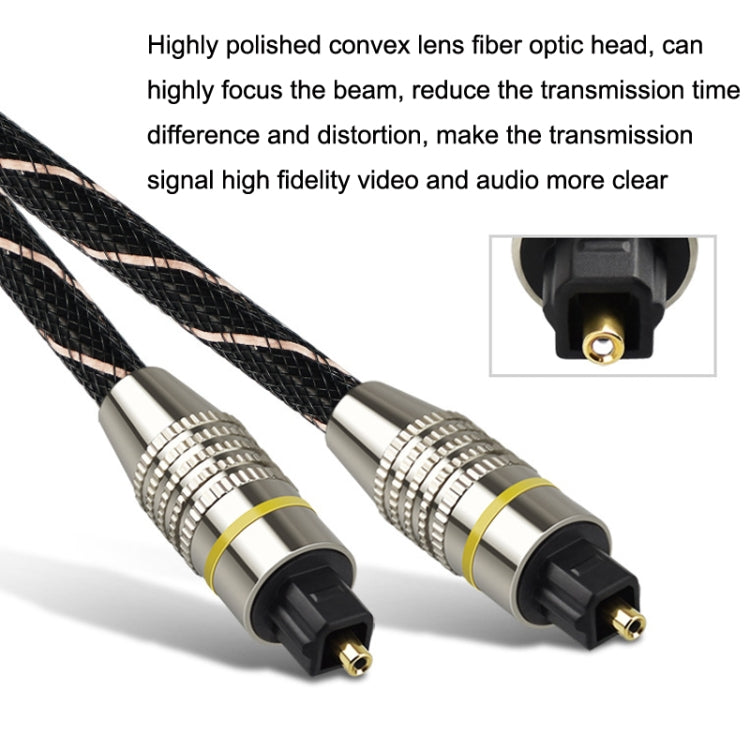 EMK HB/A6.0 SPDIF สายเคเบิลใยแก้วนำแสงเสียงความละเอียดสูงแบบดิจิตอล ความยาว:, 1m, 1.5m, 2m, 3m, 5m, 10m, 15m