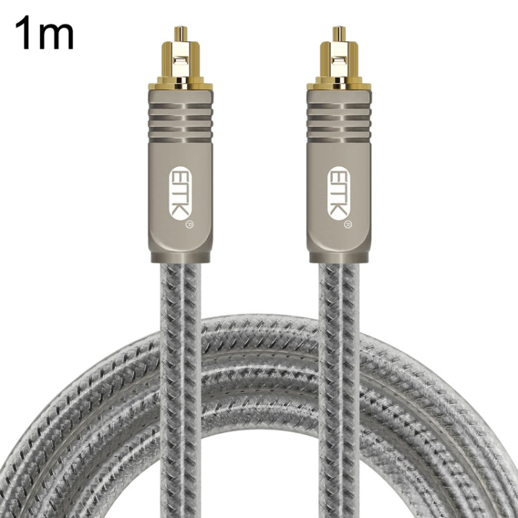 EMK YL/B Audio Digital Optical Fiber Cable Square to Square Audio Connection Cable, ความยาว:, 1m, 1.5m, 1.8m, 2m, 3m, 5m, 8m, 10m, 15m, 20m, 30m