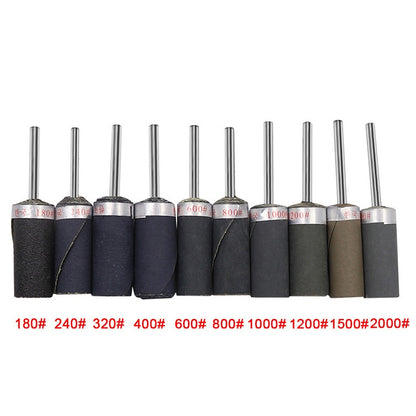 10pcs 3mm Handle Mirror Polishing Paper Stick, ตาข่าย:, 180, 240, 320, 400, 600, 800, 1000, 1200, 1500, 2000