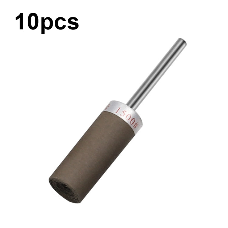 10pcs 3mm Handle Mirror Polishing Paper Stick, ตาข่าย:, 180, 240, 320, 400, 600, 800, 1000, 1200, 1500, 2000