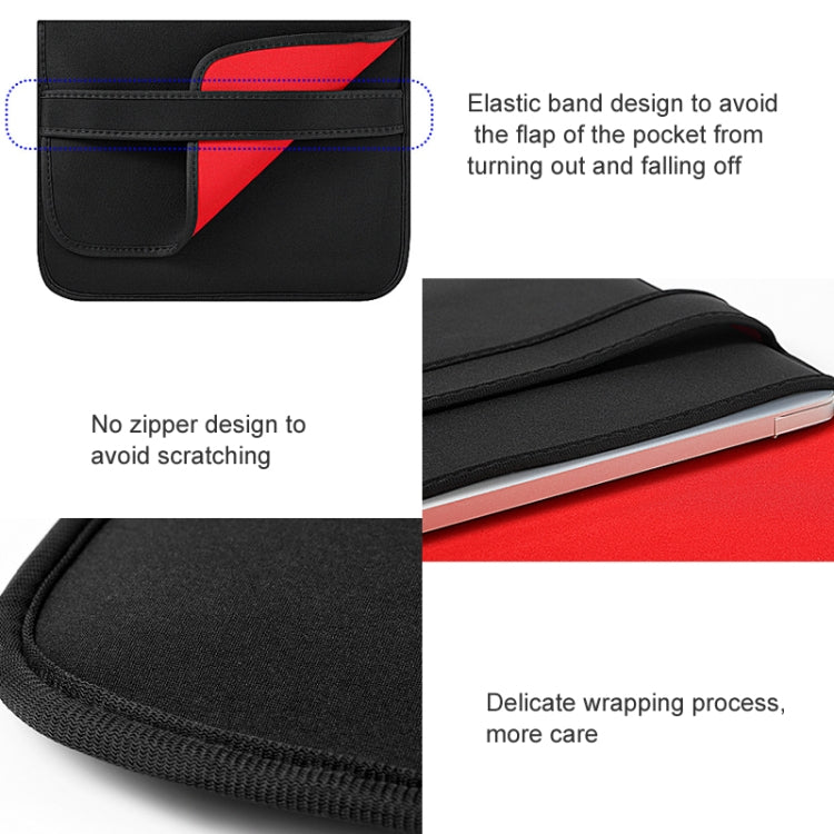 กระเป๋าใส่แล็ปท็อปนีโอพรีน ส่วนแนวนอน Flap Clutch Bag, 12 Inch, 13 Inch, 14 Inch, 15 Inch, 17 Inch, 10 Inch
