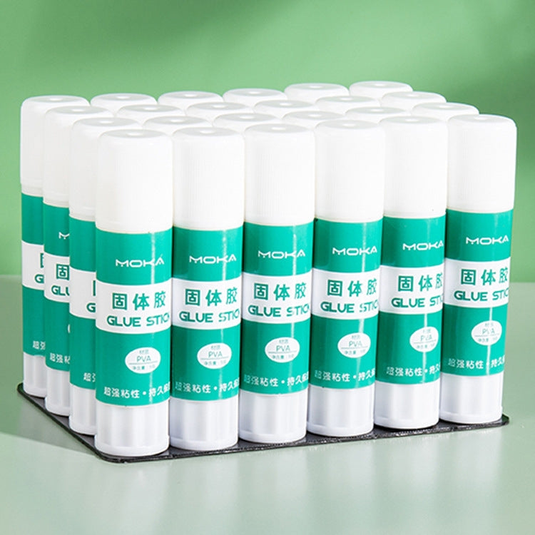 MOKA กาวแข็งเครื่องเขียนนักเรียนเด็กกาวแท่งแฮนด์เมด, 24pcs 8g, 12pcs 15g, 12pcs 21g, 12pcs 36g