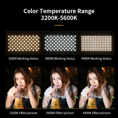 40W 3200K-5600K LED Flat Panel ไฟถ่ายทอดสดเติมแสง, ปลั๊ก EU, E600 RGB Color, E800 RGB Color, E600 3-color Temperature, E800 3-color Temperature