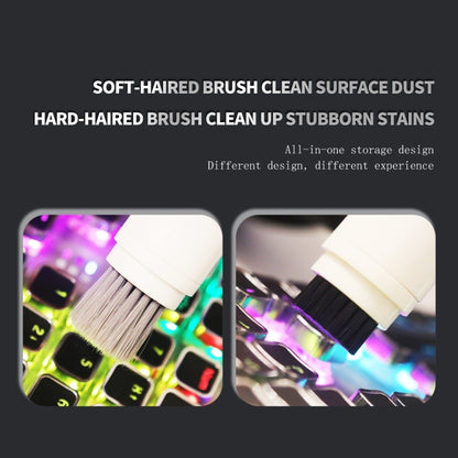 SYT-05 6-in-1 Bluetooth Earphone Clean Pen Brush เครื่องมือทำความสะอาดแป้นพิมพ์คอมพิวเตอร์, SYT-05