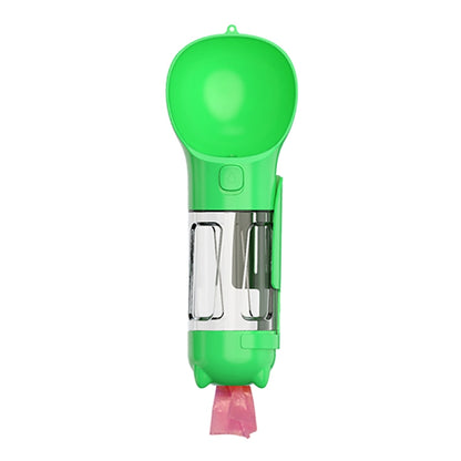 3 in 1 Leakproof Outdoor Dog Water Fountain ขวดน้ำดื่มสำหรับสัตว์เลี้ยงแบบพกพา, 300ml, 300ml+Food Box, 500ml, 500ml+Food Box