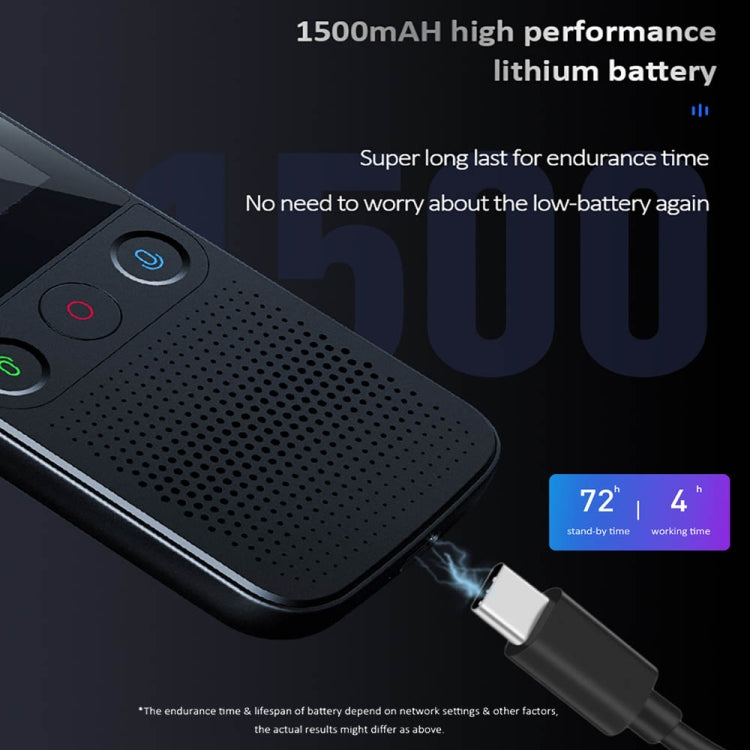 T10Pro Wifi ปัญญาประดิษฐ์เครื่องแปลภาพถ่าย / บันทึกรองรับ 138 ภาษา, T10Pro White, T10Pro Black
