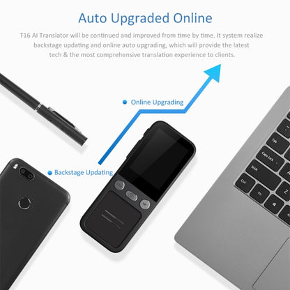 T16 Smart AI Translation Travel Translator รองรับการแปลร่วมกัน 138 ภาษา 14 การแปลออฟไลน์, T16 Black