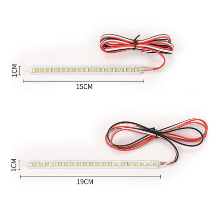 ไฟเลี้ยว LED Streamer ตกแต่งกระจกมองหลังรถยนต์ ความยาว：, 14cm A Pair, 18cm A Pair