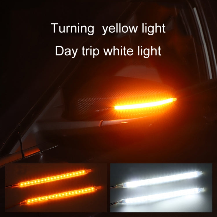 ไฟเลี้ยว LED Streamer ตกแต่งกระจกมองหลังรถยนต์ ความยาว：, 14cm A Pair, 18cm A Pair