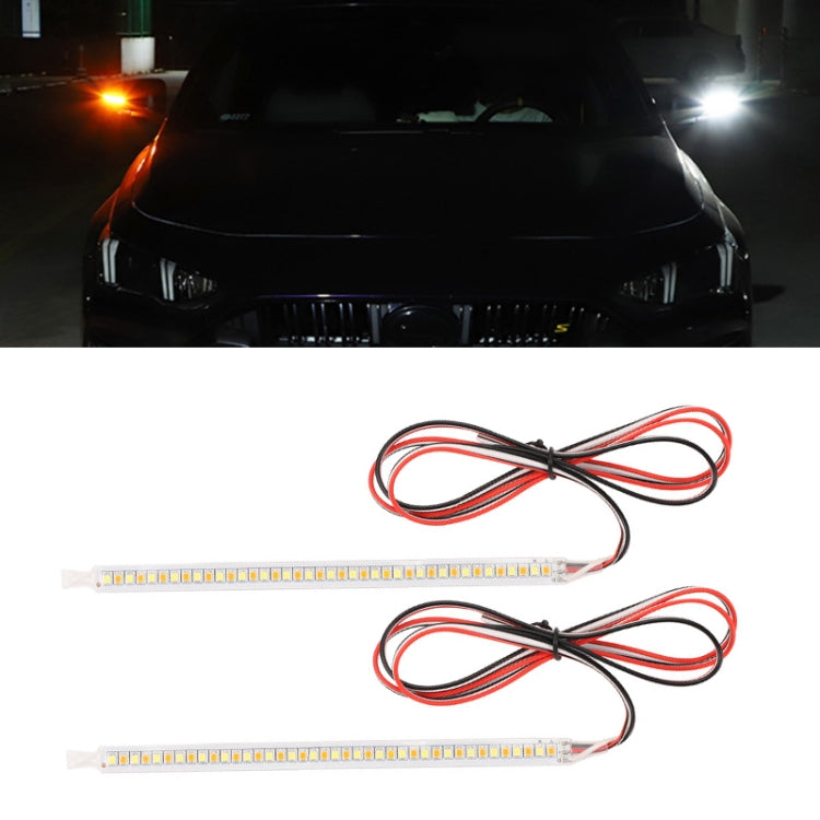 ไฟเลี้ยว LED Streamer ตกแต่งกระจกมองหลังรถยนต์ ความยาว：, 14cm A Pair, 18cm A Pair