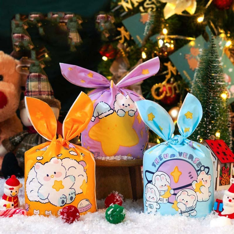ถุงบรรจุขนม 1 ถุงถุงของขวัญบิสกิตอบ, Little Rabbit and Bear, Space Rabbit, Strawberry Flower, Blue Bunny Girl, Pink Rabbit Flower, Fresh Flower, Colorful Abstract Strip, Green White Cat, Red Fried Egg, Year Rabbit, White Christmas Boy Girl             ...