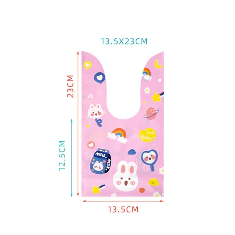 ถุงบรรจุขนม 1 ถุงถุงของขวัญบิสกิตอบ, Little Rabbit and Bear, Space Rabbit, Strawberry Flower, Blue Bunny Girl, Pink Rabbit Flower, Fresh Flower, Colorful Abstract Strip, Green White Cat, Red Fried Egg, Year Rabbit, White Christmas Boy Girl             ...
