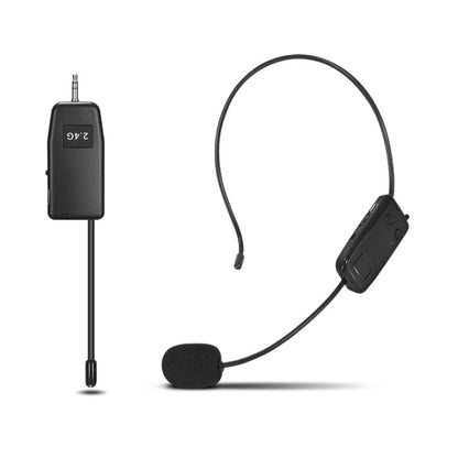 ชุดหูฟังไร้สาย UHF Microphone Lavalier Headset Amplifier, One For One, One For Two