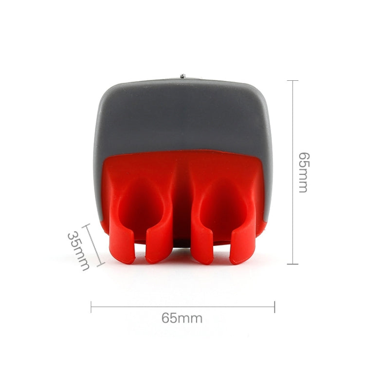 เครื่องปอกปาล์มมือ 2 ชิ้นสำหรับมันฝรั่ง ผลไม้ เครื่องปอกผักในครัว, 2pcs Orange