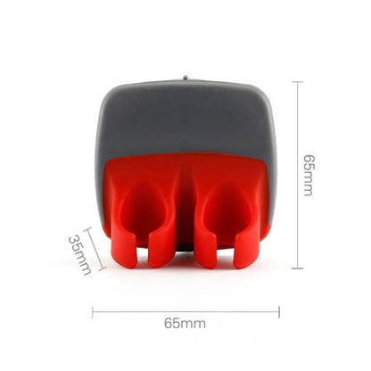 เครื่องปอกปาล์มมือ 2 ชิ้นสำหรับมันฝรั่ง ผลไม้ เครื่องปอกผักในครัว, 2pcs Orange