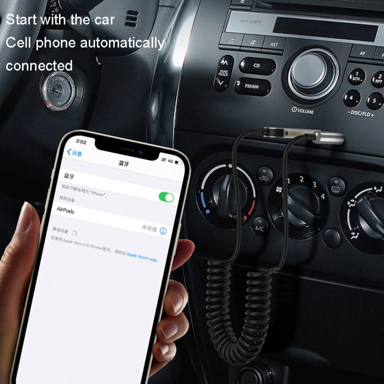 อะแดปเตอร์รับสัญญาณบลูทูธในรถยนต์ AUX 3.5 มม. ตัวรับสัญญาณเสียง, Bluetooth 5.0 Adapter