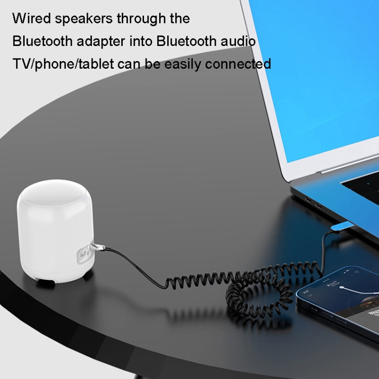 อะแดปเตอร์รับสัญญาณบลูทูธในรถยนต์ AUX 3.5 มม. ตัวรับสัญญาณเสียง, Bluetooth 5.0 Adapter