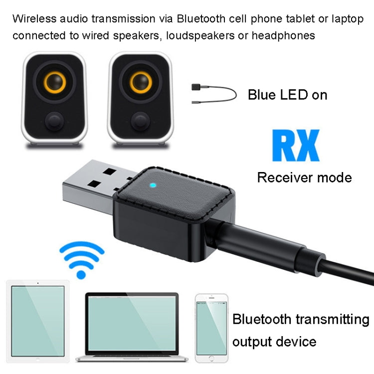 RX-TX-413 USB Bluetooth การรับเปิดตัวอะแดปเตอร์ 2 ใน 1, RX-TX-413 Black, RX-TX-413 White