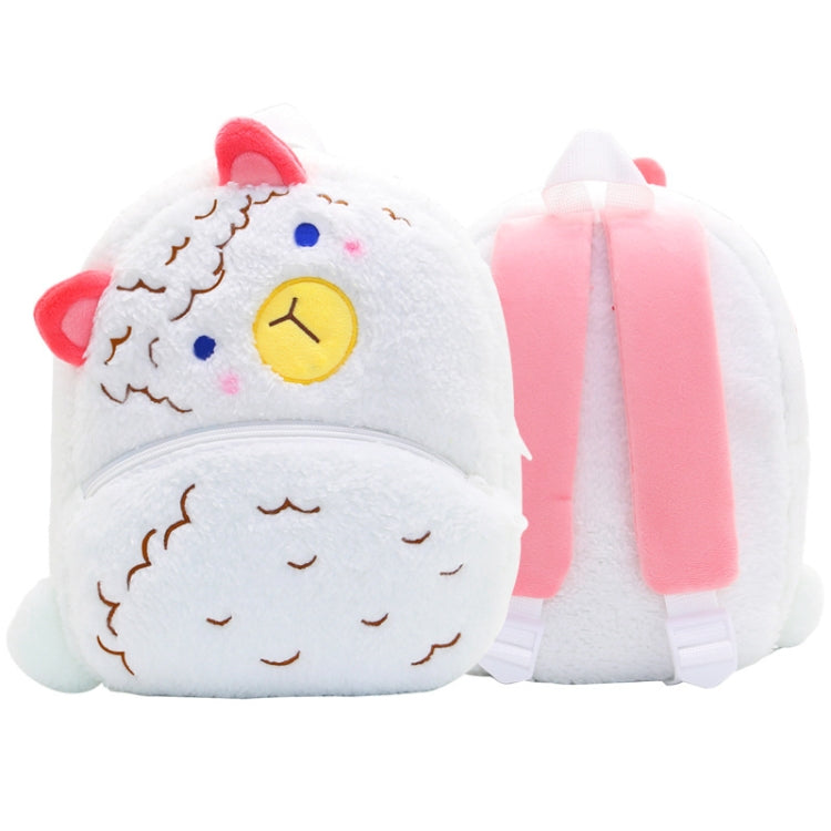 Zoo Series Plush Backpack กระเป๋านักเรียนเด็กน่ารักกระเป๋าสะพาย, Butterfly, Red Monkey, Penguin, Black Cat, White Cat, Mouth Dinosaur, Purple Unicorn, Platypus Yellow, Platypus Blue, Scarberry, Hedgehog, Lamb, Alpaca, Orangutan, Crocodile, Shaggy Dog  ...