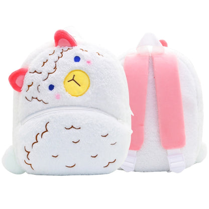 Zoo Series Plush Backpack กระเป๋านักเรียนเด็กน่ารักกระเป๋าสะพาย, Butterfly, Red Monkey, Penguin, Black Cat, White Cat, Mouth Dinosaur, Purple Unicorn, Platypus Yellow, Platypus Blue, Scarberry, Hedgehog, Lamb, Alpaca, Orangutan, Crocodile, Shaggy Dog  ...