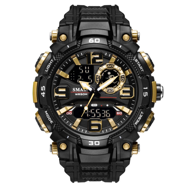 SMAEL 1921 Men Dual Movement Sports Watch Multifunctional Time Night Light Alarm นาฬิกาข้อมือนักเรียน