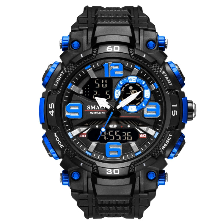 SMAEL 1921 Men Dual Movement Sports Watch Multifunctional Time Night Light Alarm นาฬิกาข้อมือนักเรียน