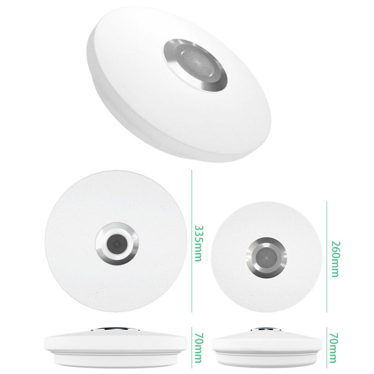 รีโมทคอนโทรล Bluetooth LED โคมไฟเพดาน RGB Music Rhythm โคมไฟเปลี่ยนสี, 33cm