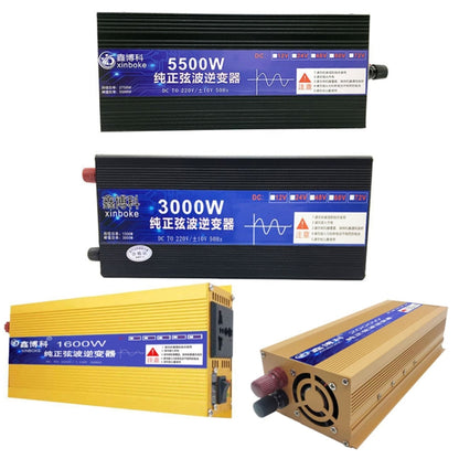 XINBOKE อินเวอร์เตอร์ไซน์เวฟรถยนต์ในครัวเรือนพลังงานสูง, 12V 1600W To 220V 800W(Single Display), 24V 1600W To 220V 800W(Single Display), 48V 1600W To 220V 800W(Single Display), 60V 1600W To 220V 800W(Single Display), 72V 1600W To 220V 800W(Single Displ...