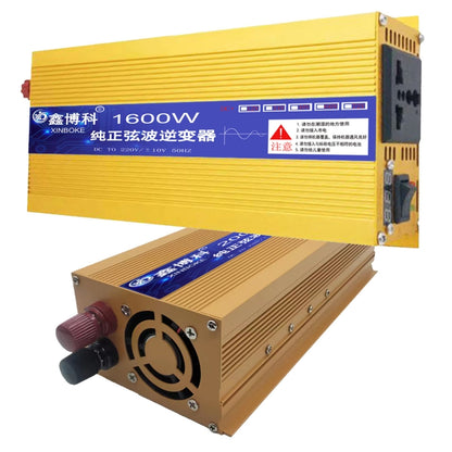 XINBOKE อินเวอร์เตอร์ไซน์เวฟรถยนต์ในครัวเรือนพลังงานสูง, 12V 1600W To 220V 800W(Single Display), 24V 1600W To 220V 800W(Single Display), 48V 1600W To 220V 800W(Single Display), 60V 1600W To 220V 800W(Single Display), 72V 1600W To 220V 800W(Single Displ...