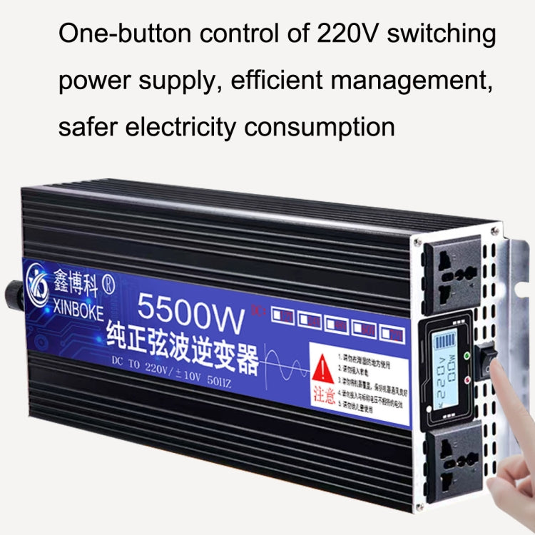 XINBOKE อินเวอร์เตอร์ไซน์เวฟรถยนต์ในครัวเรือนพลังงานสูง, 12V 1600W To 220V 800W(Single Display), 24V 1600W To 220V 800W(Single Display), 48V 1600W To 220V 800W(Single Display), 60V 1600W To 220V 800W(Single Display), 72V 1600W To 220V 800W(Single Displ...
