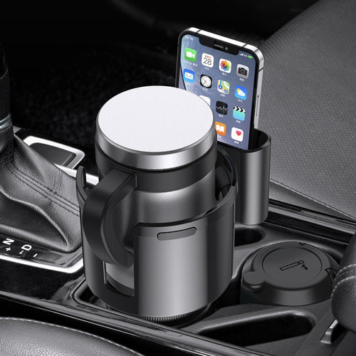 2 in 1 Car Center Console ที่วางแก้วน้ำกล่องเก็บของเอนกประสงค์