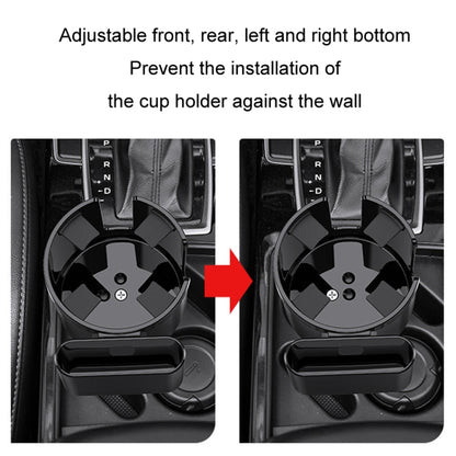 2 in 1 Car Center Console ที่วางแก้วน้ำกล่องเก็บของเอนกประสงค์