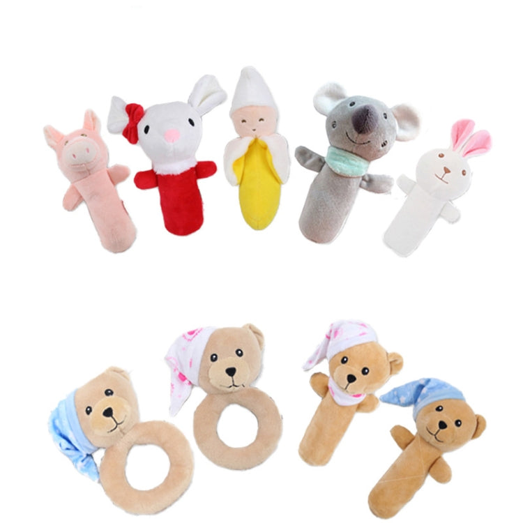 Baby Hand Rattles ของเล่น Hand Grip Stick ของเล่นสำหรับเด็กแรกเกิด,สไตล์:, Giraffe, Pink Rabbit, Little Grey Elephant, Koala, Piggy, Monkey, White Rabbit, Little Red Mouse, Little Flower Elephant, Little Banana, Sleep Bear Blue Rattles                 ...