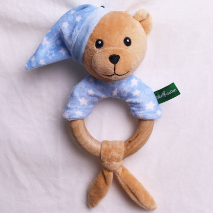 Baby Hand Rattles ของเล่น Hand Grip Stick ของเล่นสำหรับเด็กแรกเกิด,สไตล์:, Giraffe, Pink Rabbit, Little Grey Elephant, Koala, Piggy, Monkey, White Rabbit, Little Red Mouse, Little Flower Elephant, Little Banana, Sleep Bear Blue Rattles                 ...