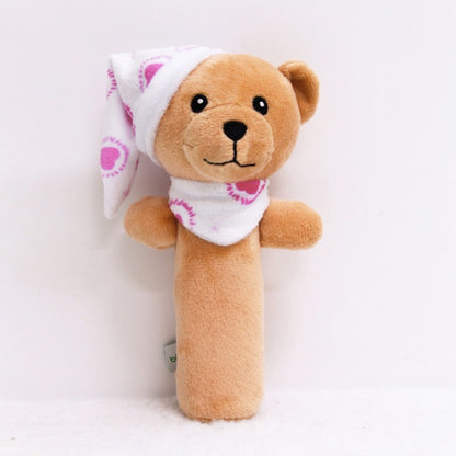 Baby Hand Rattles ของเล่น Hand Grip Stick ของเล่นสำหรับเด็กแรกเกิด,สไตล์:, Giraffe, Pink Rabbit, Little Grey Elephant, Koala, Piggy, Monkey, White Rabbit, Little Red Mouse, Little Flower Elephant, Little Banana, Sleep Bear Blue Rattles                 ...