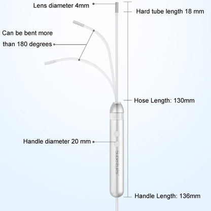 Supereyes Y001+ 4mm Focusable Tube กล้องส่องทางจมูกทางปากแบบอิเล็กทรอนิกส์, Y001+