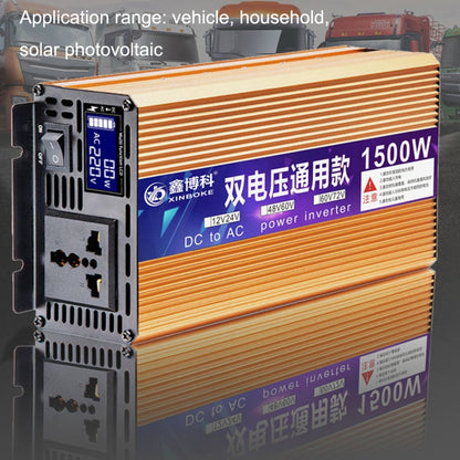 XINBOKE Universal Positive Wave Car Inverter บ้านอินเวอร์เตอร์พลังงานแสงอาทิตย์, 12V/24V 1500W To 220V 700W, 48V/60V 1500W To 220V 700W, 60V/72V 1500W To 220V 700W, 12V/24V 3000W To 220V 1200W, 48V/60V 3000W To 220V 1200W, 60V/72V 3000W To 220V 1200W