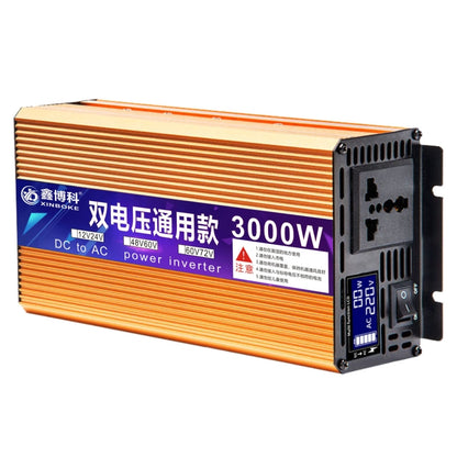 XINBOKE Universal Positive Wave Car Inverter บ้านอินเวอร์เตอร์พลังงานแสงอาทิตย์, 12V/24V 1500W To 220V 700W, 48V/60V 1500W To 220V 700W, 60V/72V 1500W To 220V 700W, 12V/24V 3000W To 220V 1200W, 48V/60V 3000W To 220V 1200W, 60V/72V 3000W To 220V 1200W