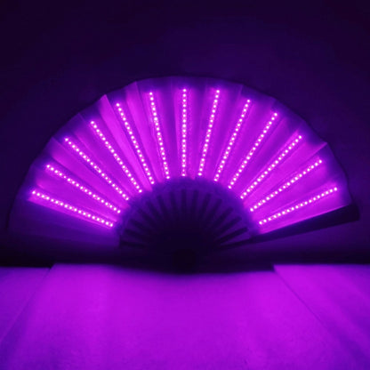 00021 LED Prom Lighting พัดลมพับ บาร์ สีสัน บรรยากาศ กลุ่ม อุปกรณ์ประกอบฉาก, White, Red, Green, Blue, Pink, White Flashing, Red Flashing, Green Flashing, Blue Flashing, Pink Flashing, Colorful