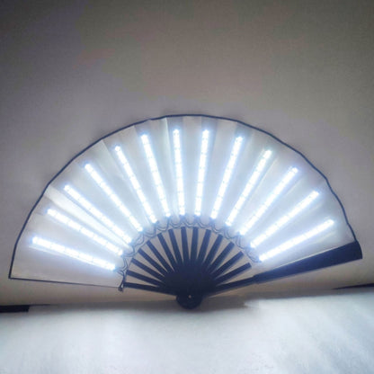 00021 LED Prom Lighting พัดลมพับ บาร์ สีสัน บรรยากาศ กลุ่ม อุปกรณ์ประกอบฉาก, White, Red, Green, Blue, Pink, White Flashing, Red Flashing, Green Flashing, Blue Flashing, Pink Flashing, Colorful