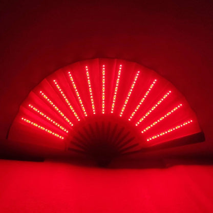 00021 LED Prom Lighting พัดลมพับ บาร์ สีสัน บรรยากาศ กลุ่ม อุปกรณ์ประกอบฉาก, White, Red, Green, Blue, Pink, White Flashing, Red Flashing, Green Flashing, Blue Flashing, Pink Flashing, Colorful