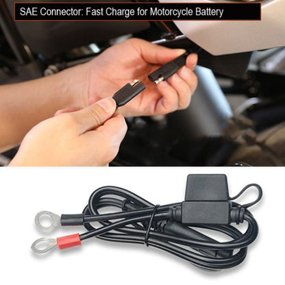 B065 รถจักรยานยนต์ Quick Disconnect SAE Extension Cable แบตเตอรี่สายเชื่อมต่อ SAE, 1pcs
