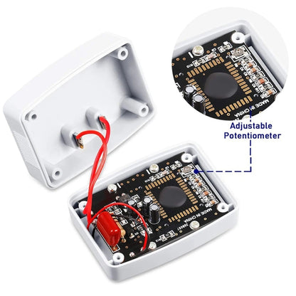 DM55-1 AC 110V- 220V LCD Digital Voltmeter เครื่องทดสอบแรงดันไฟฟ้าเครื่องตรวจจับ Meter, DM55-1 US Plug, DM55-1 EU Plug