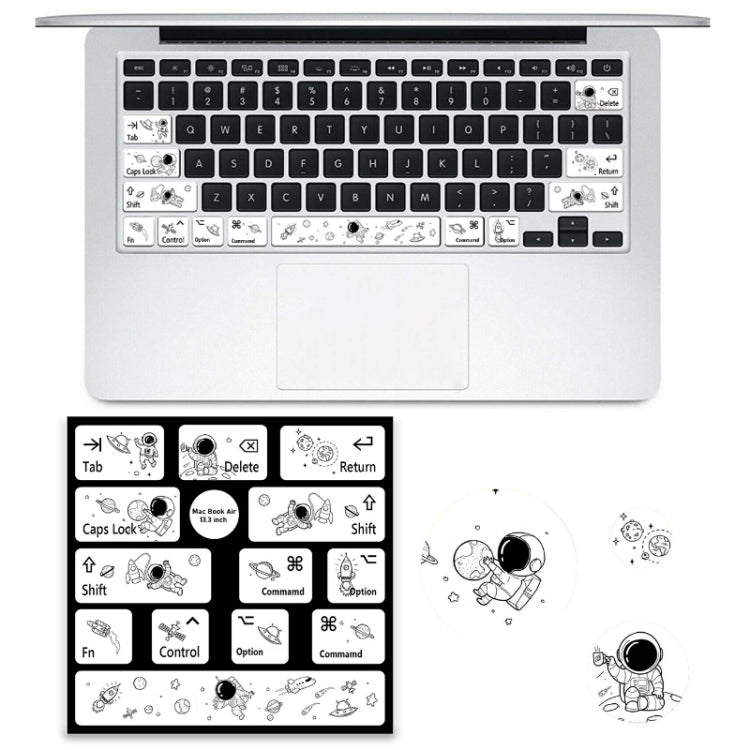 สำหรับ MacBook Air 5 ชิ้นแล็ปท็อปแป้นพิมพ์สติกเกอร์พีวีซี