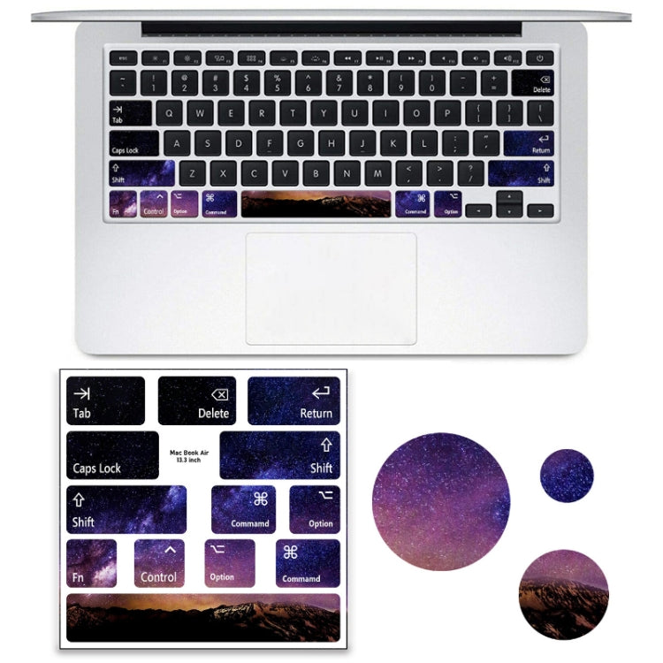 สำหรับ MacBook Air 5 ชิ้นแล็ปท็อปแป้นพิมพ์สติกเกอร์พีวีซี
