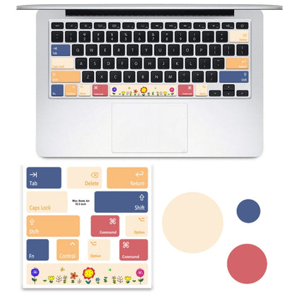 สำหรับ MacBook Air 5 ชิ้นแล็ปท็อปแป้นพิมพ์สติกเกอร์พีวีซี