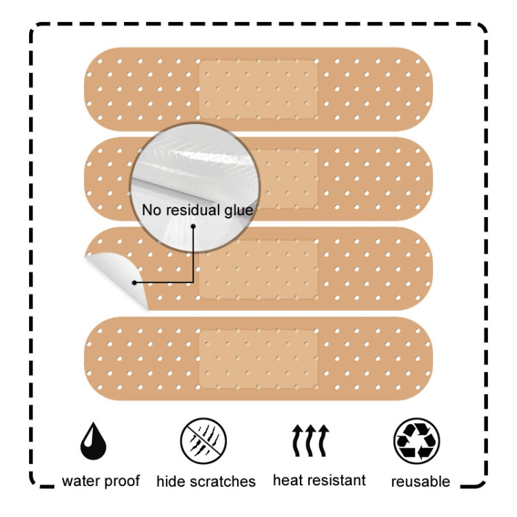 5 ชุดแล็ปท็อปรถ Scratch Repair Band-Aid PVC สติกเกอร์, Band-Aid Sticker